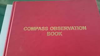 COMPASS OBSERVATION BOOK ERRORS CALCULATION  UASUPPLY [upl. by Eremihc]