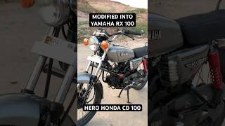 CD 100 MODIFIED INTO RX 100  JODHPUR [upl. by Barram]