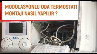 Modülasyonlu oda termostatı montajı nasıl yapılır [upl. by Llenhoj]