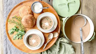 Vegan Porcini Mushroom and Herb Soup Recipe [upl. by Thrift]