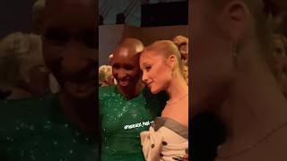 Ariana Grande and Cynthia Erivo  Wicked  Link Up in LA [upl. by Eseuqram]