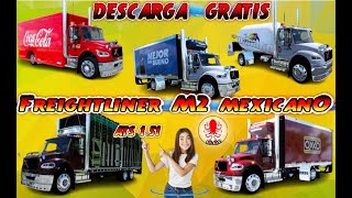 MOD GRATIS ATS 151  FREIGHTLINER CON CARGAS MEXICANAS [upl. by Shieh508]