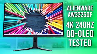 4K 240Hz QDOLED But Curved  Dell Alienware AW3225QF Review [upl. by Ceporah12]