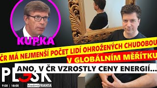 Kupka V Globálním měřítku má ČR nejméně lidí ohrožených chudobou [upl. by Ecertak]