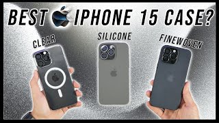 BEST Apple iPhone 15 Case  Clear vs Silicone vs Finewoven Review [upl. by Monson977]