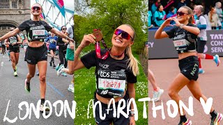 LONDON MARATHON 2024 VLOG  3hrs 39mins ad [upl. by Branen280]