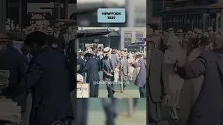 1930s New York Rare Street Scenes in Vibrant Detail [upl. by Eihctir]