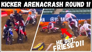 1ST PRO ARENACRASH OF THE YEAR WAS CRAZY Kicker Arenacross Round 1 Reno Race Day Vlog [upl. by Nicholas118]