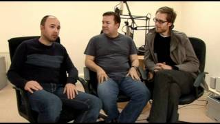 Ricky Gervais Stephen Merchant and Karl Pilkington  eccentric people and self checking [upl. by Eisseb]