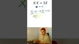 NO cometas este ERROR en ECUACIONES✖️ shortsviral shorts maths algebra [upl. by Ardnos385]