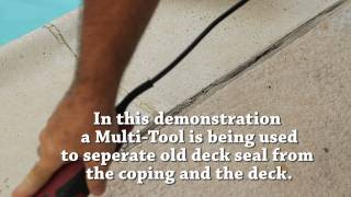 How to Clean Out Old Deck Seal [upl. by Ahsinauq]