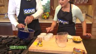 Goya Chef Carey Yorio amp WPIX Dr Steve How to Make Healthy Desserts [upl. by Dayle]