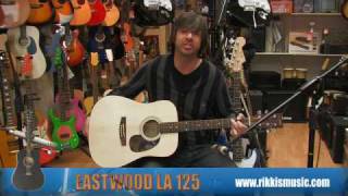 Eastwood LA125 Acoustic Guitar Review by Rikkis Music Shop Edinburgh [upl. by Rundgren]