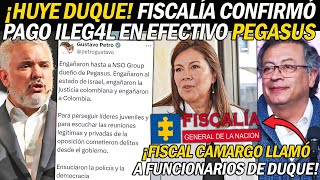 ¡HUYE DUQUE FISCALÍA CONFIRMÓ PAGO ILEG4L POR PEGASUS Y ¡LLAMÓ A FUNCIONARIOS URIBISTAS A DECLARAR [upl. by Enair]