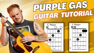 Purple Gas Zach Bryan Guitar Tutorial [upl. by Truscott]