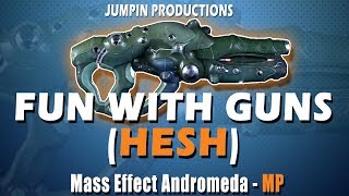 ME Andromeda Fun with Guns Ep 2 Hesh andTurian Havoc Build [upl. by Anirpas]