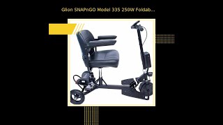 Glion SNAPnGO Model 335 250W Foldable Mobility Scooter [upl. by Hsiwhem499]