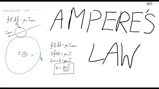 Amperes Law [upl. by Aihsek]