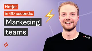 Hotjar for marketing teams in 60 seconds [upl. by Htiduj]