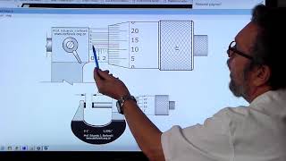 LEITURA MICRÔMETRO POLEGADA 00001quot [upl. by Oijimer]
