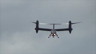 Impressive Augusta Westland AW609 Display Yeovilton 2015 [upl. by Ellenaej]