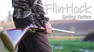 Hunting with Antique MUSKET  Flintlock Muzzleloader Turkey Hunt [upl. by Lenra]