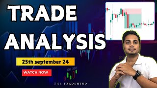 TRADE ANALYSIS OF 250924 📈✅ stockmarket nifty banknifty [upl. by Dallis666]