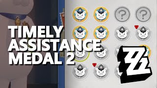 Timely Assistance Medal 2 Zenless Zone Zero [upl. by Llerdnek147]