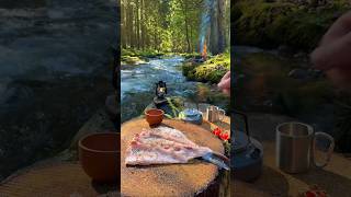 Wild River Cooking Freshly Caught Fish Prepared in Nature [upl. by Dell41]