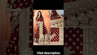 Name Bollywood sareesSaree Fabric Banarasi Silk [upl. by Rriocard144]