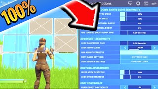 CHANGE This SETTING for PERFECT EDITING BEST Fortnite Settings PS4XBOX Fortnite BEST Settings [upl. by Yc]