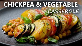 CHICKPEA and VEGETABLE CASSEROLE Recipe  Healthy Vegan and Vegetarian Meal Ideas  Chickpea Recipes [upl. by Inasah]