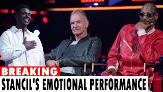 Austyns Stancils Performance Leaves Snoop Dogg and STING in Tears on The Voice 26 Knockout Premiere [upl. by Misaq]