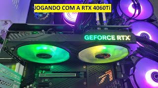 GALAX RTX 4060 TI  que medo jogando ao vivo [upl. by Iviv539]