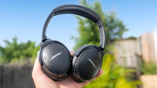 BEST HEADPHONES IN 2024 BOSE QC45 REVIEW PS5 MAC PC [upl. by Graces318]