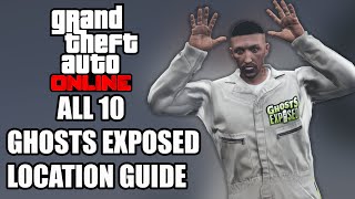 GTA Online  All 10 Ghosts Exposed Location Guide [upl. by Dorsy604]