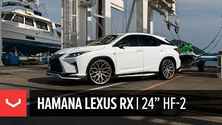 Lexus RX FSport  Hamana Japan  Vossen 24quot HF2 Wheels [upl. by Barry]