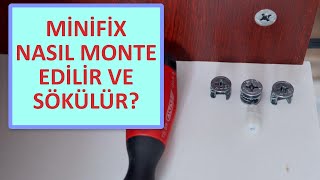 Minifix Nasıl Sökülür ve Montajı Nasıl Yapılır [upl. by Martita]