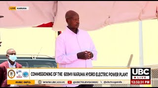 LIVE MUSEVENI TO COMMISSION THE KARUMA HYDROPOWER PLANT  SEPTEMBER 26 2024 [upl. by Aryan]