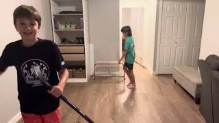 Mini sticks game 3 rematch hockey [upl. by Dougald]