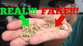 How to spot FAKE GOLD [upl. by Prady]