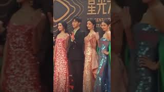 thelastimmortal cast in Tencent Star awards ceremony 2023 zhaolusi wanganyu trending foryou [upl. by Denice]