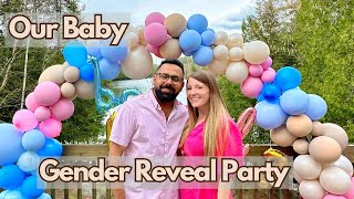 Our Baby Gender Reveal Party 🩷💙 [upl. by Christoph501]