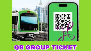 Namma Metro  QR Group Ticket  Bengaluru Metro [upl. by Manning]