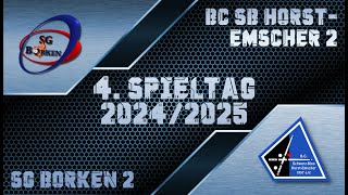 Tisch 7 Spieltag ⚔️ Landesliga SG Borken 2 🆚 BC SB HorstEmscher 2 [upl. by Bernt]