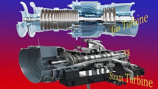 gas turbine vs steam turbine [upl. by Jessica329]