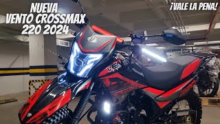 Nueva Vento Crossmax 220 2024😱  ¡Una Moto Doble Propósito Muy Barata🔥  ¿Te la Comprarías😬 [upl. by Atyekram]