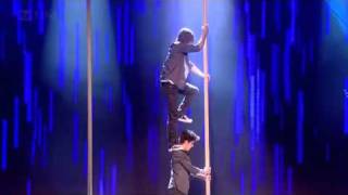 Royal Variety Performance 2011  Base Berlin Amazing athletic chinese pole performance [upl. by Maximilianus331]