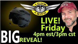 LIVE With ACME AERO  New Aviation Helmet Military Style [upl. by Lester743]