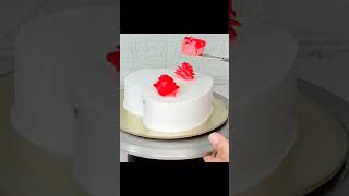 Anniversary cake design ❤cake trending ytshort cakedecoration cakedesign shortsfeed ytshorts [upl. by Einhpad]